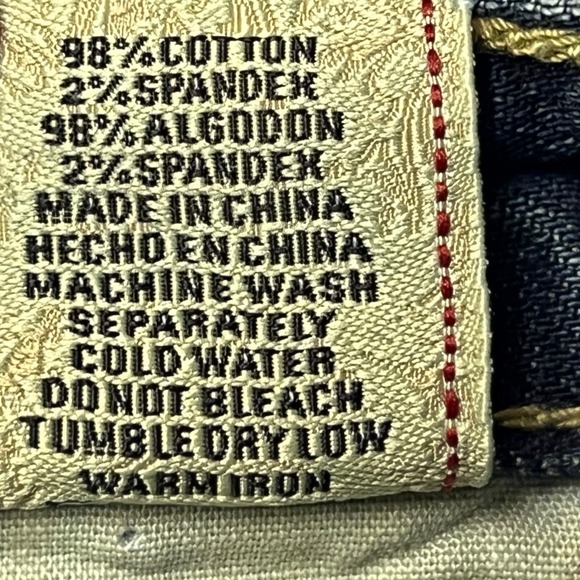 BKE Denim Sabrina Bootcut Jeans Dark Wash Embellished Pockets Size 28 Stretch - Picture 10 of 11